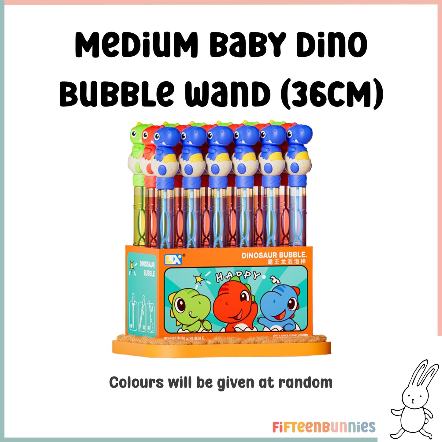 Large Bubble Wand Toy – Dino, Unicorn, Mermaid & More Designs
