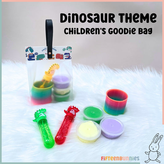 Dinosaur Theme Goodie Bag Set E | Rainbow Slinky Set