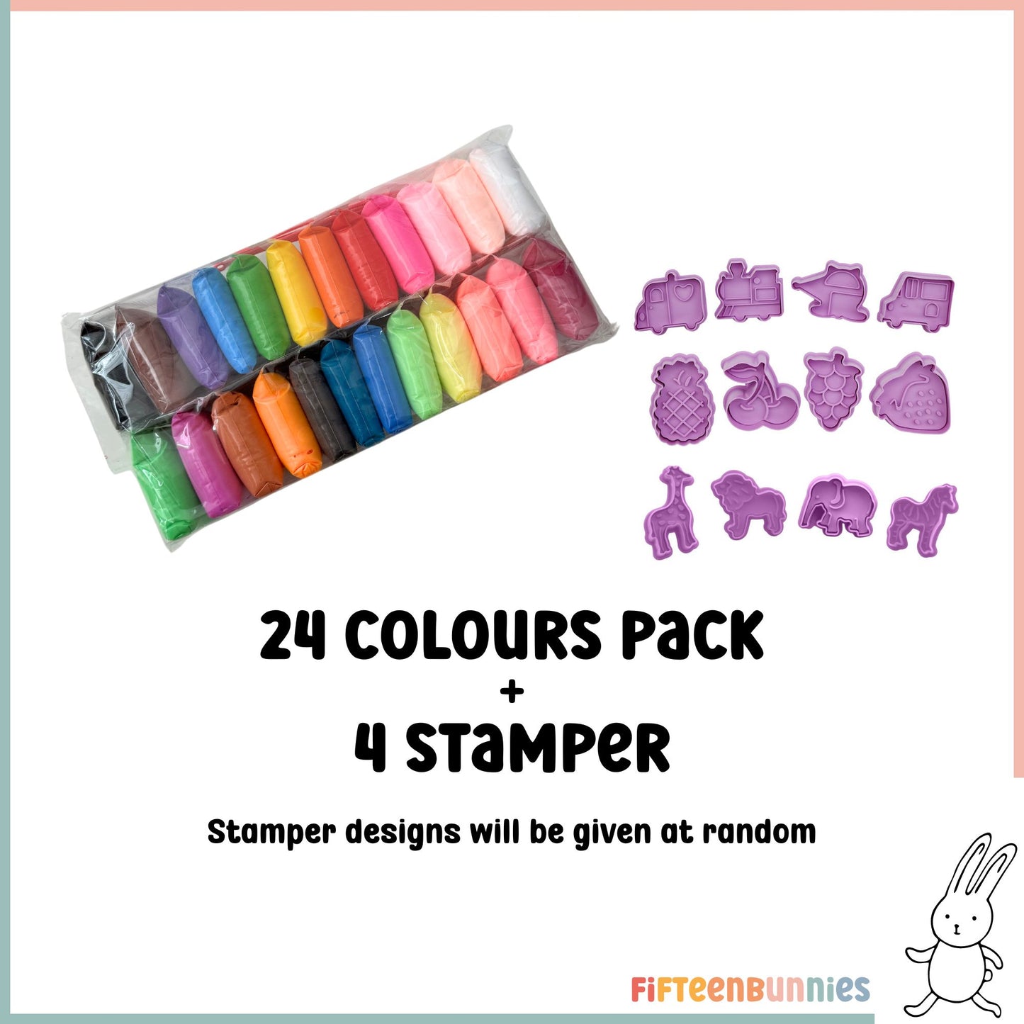 Air Dry Clay | 12/24/36 Colours Pack Air Clay with 3 Sculpting Tools and Stamper