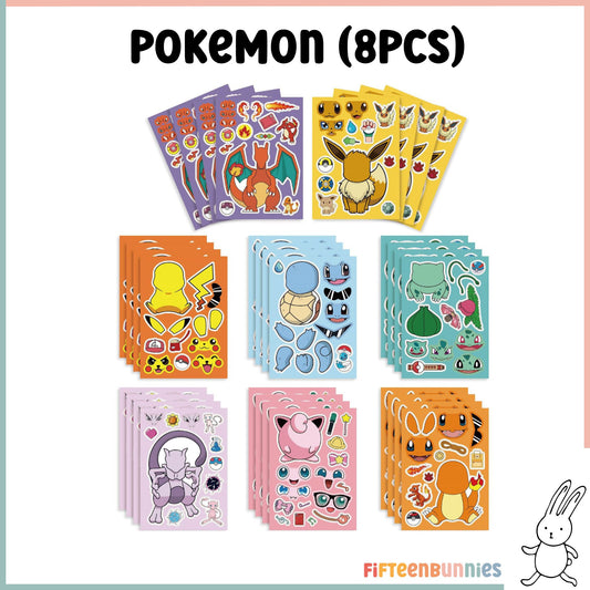 Design a Character Sticker Sheet - Pokemon