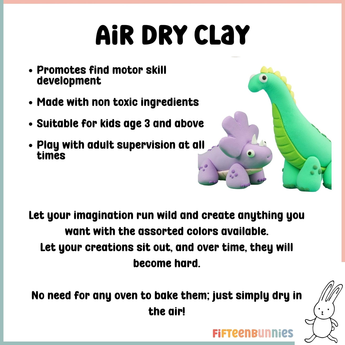 Air Dry Clay | 12/24/36 Colours Pack Air Clay with 3 Sculpting Tools and Stamper