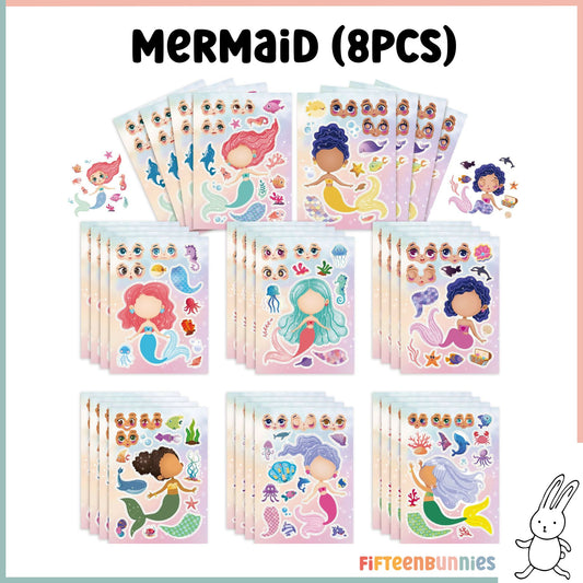 Design a Character Sticker Sheet - Mermaid 2