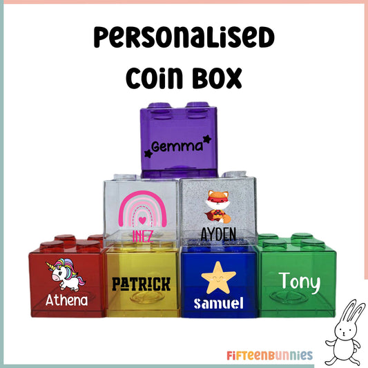 Personalized Saving Coin Box