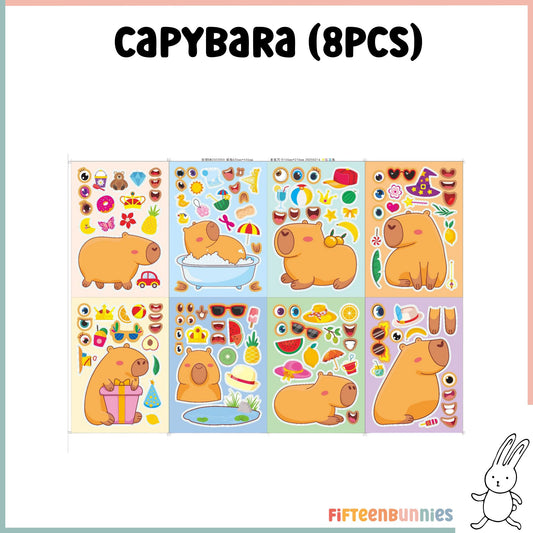 Design a Character Sticker Sheet - Capybara