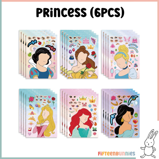 Design a Character Sticker Sheet - Princess