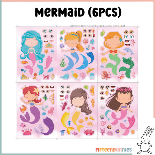 Design a Character Sticker Sheet - Mermaid 1