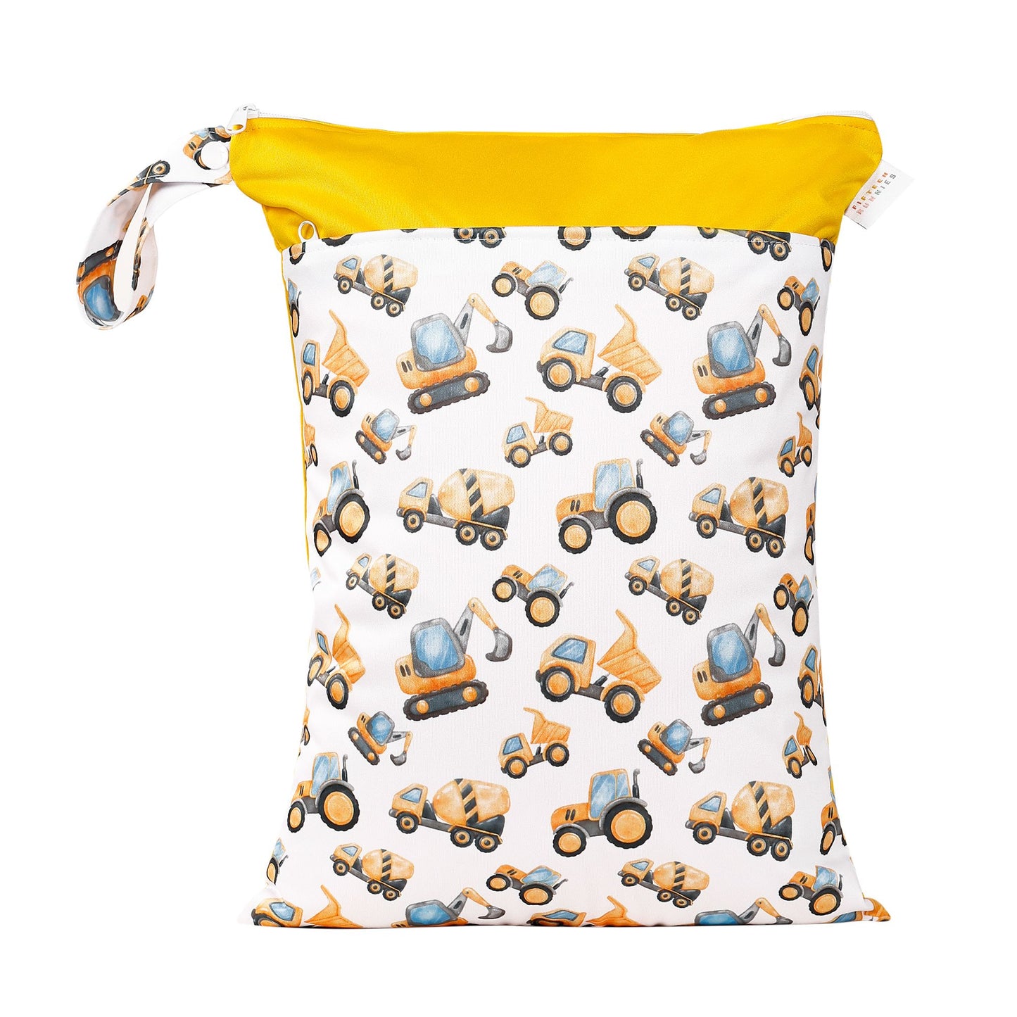 Personalised Kids Wet Bag - Excavator