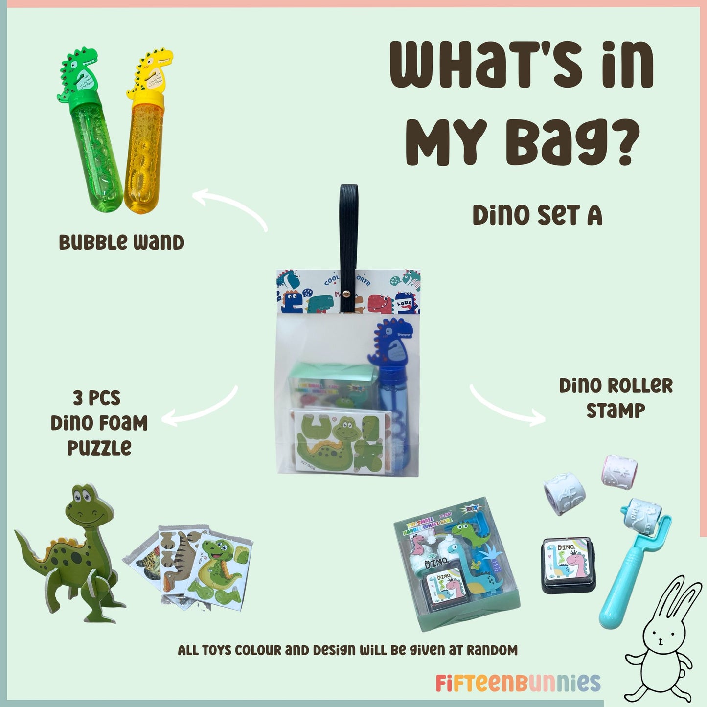 Dinosaur Theme Goodie Bag | Birthday Party Favour