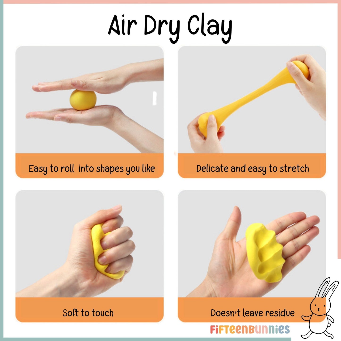 Air Dry Clay | 12/24/36 Colours Pack Air Clay with 3 Sculpting Tools and Stamper