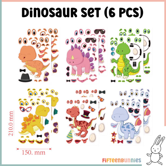 Design a Character Sticker Sheet - Dinosaur
