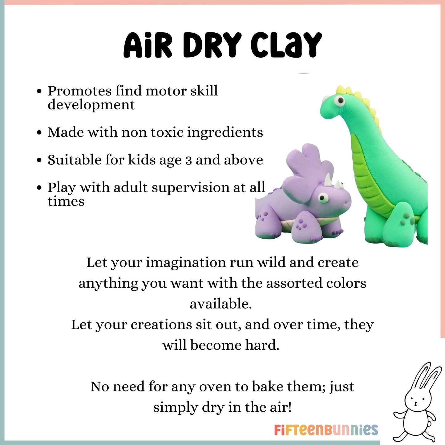 Sip & Squish Goodie Bag – Silicone Cup + Petite Air Dry Clay
