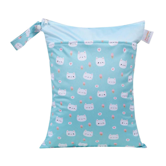 Personalised Kids Wet Bag - Cat