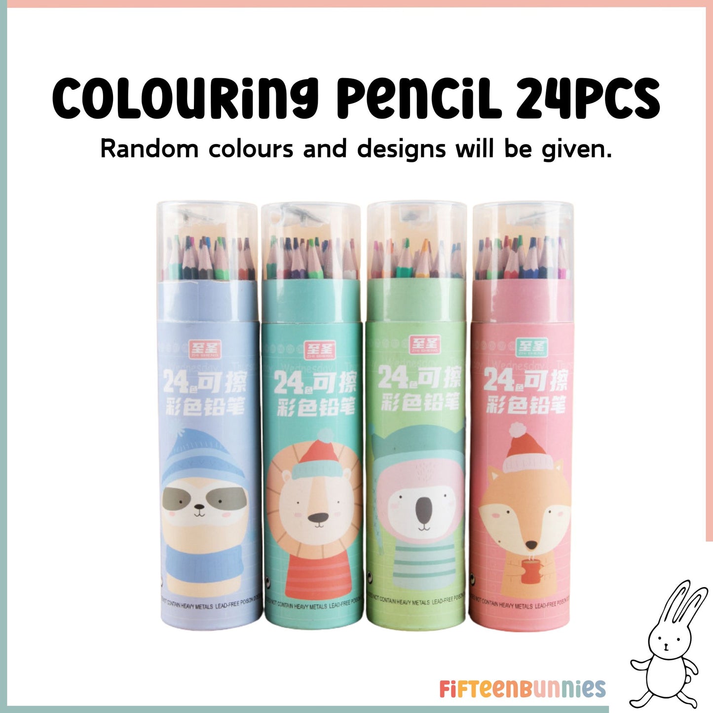 Colour Pencil Tube (12/24/36pcs)