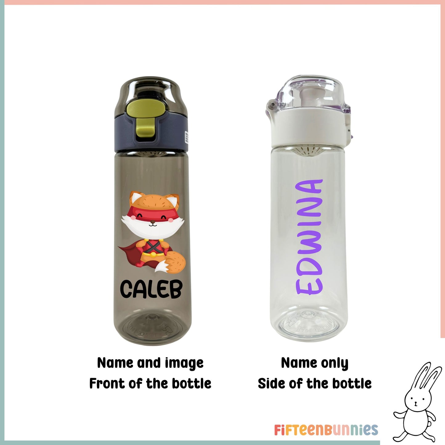Personalised Tritan Kids Water Bottle 550ml