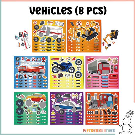 Design a Character Sticker Sheet - Vehicles