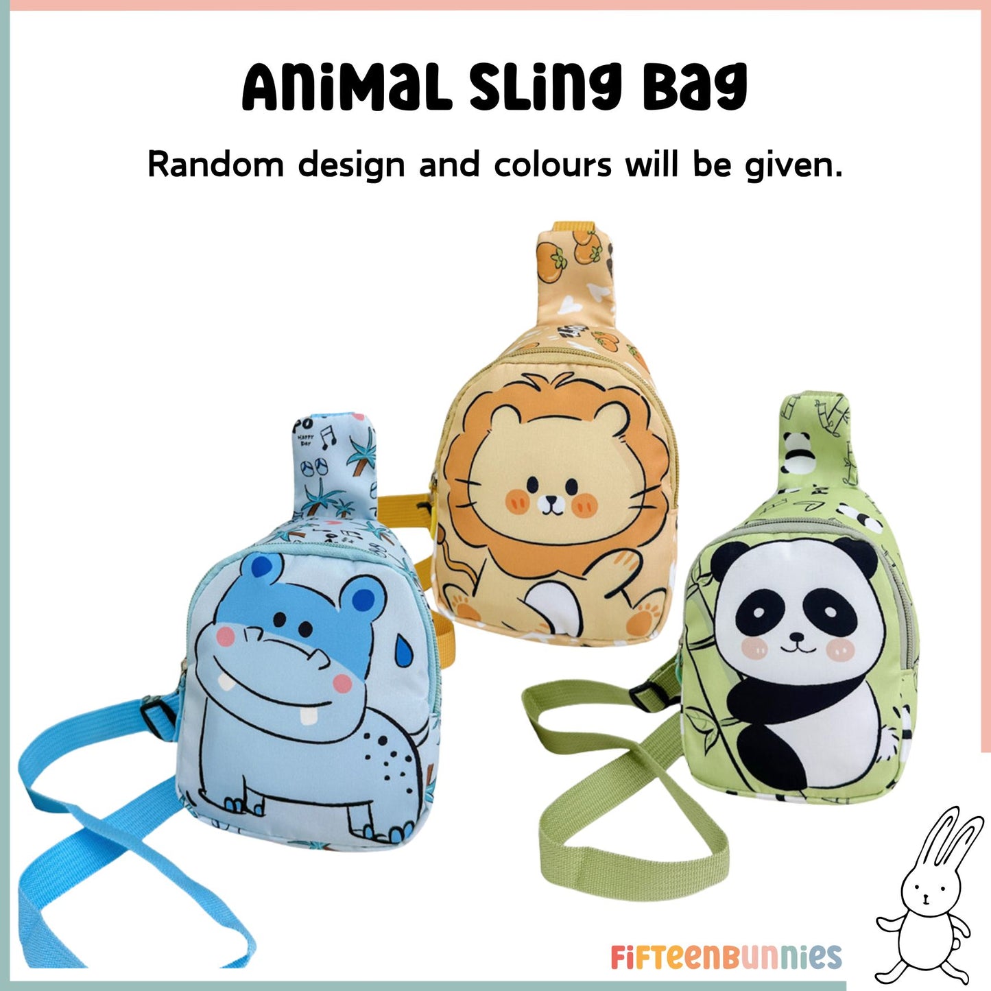 Animal Sling Bag – Cute, Fun & Perfect for Little Explorers!