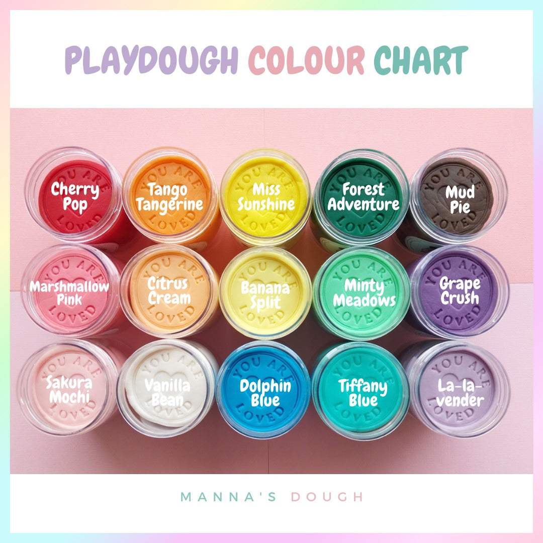 Personalised Water Bottle and Play Dough Goodie Bag