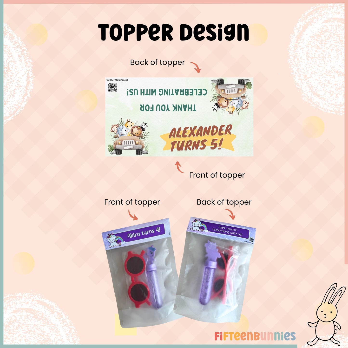 Personalised Goodie Bags for Kids – Custom Party Favors with Toys Birthday Children's Day Goodie Bag