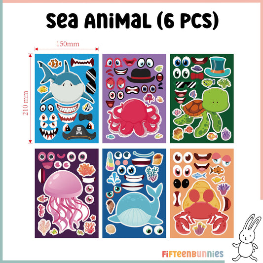 Design a Character Sticker Sheet - Sea Animal