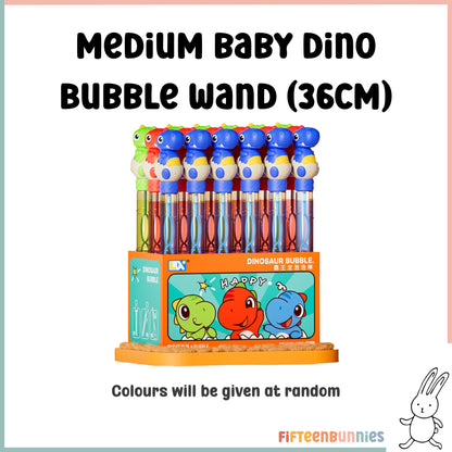 Large Bubble Wand Toy – Dino, Unicorn, Mermaid & More Designs
