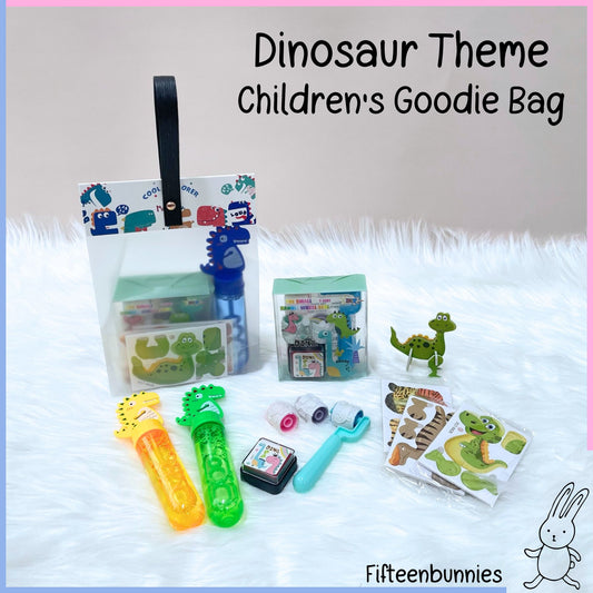 Dinosaur Theme Goodie Bag Set A | Dino Roller Stamp Set