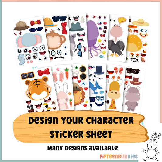 Design your Character Sticker Sheet
