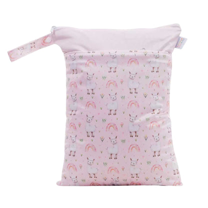 Personalised Kids Wet Bag - Llama Rainbow