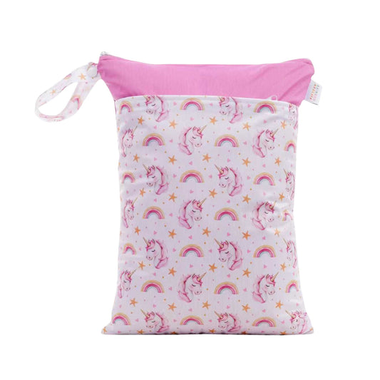 Personalised Kids Wet Bag - Rainbow Unicorn