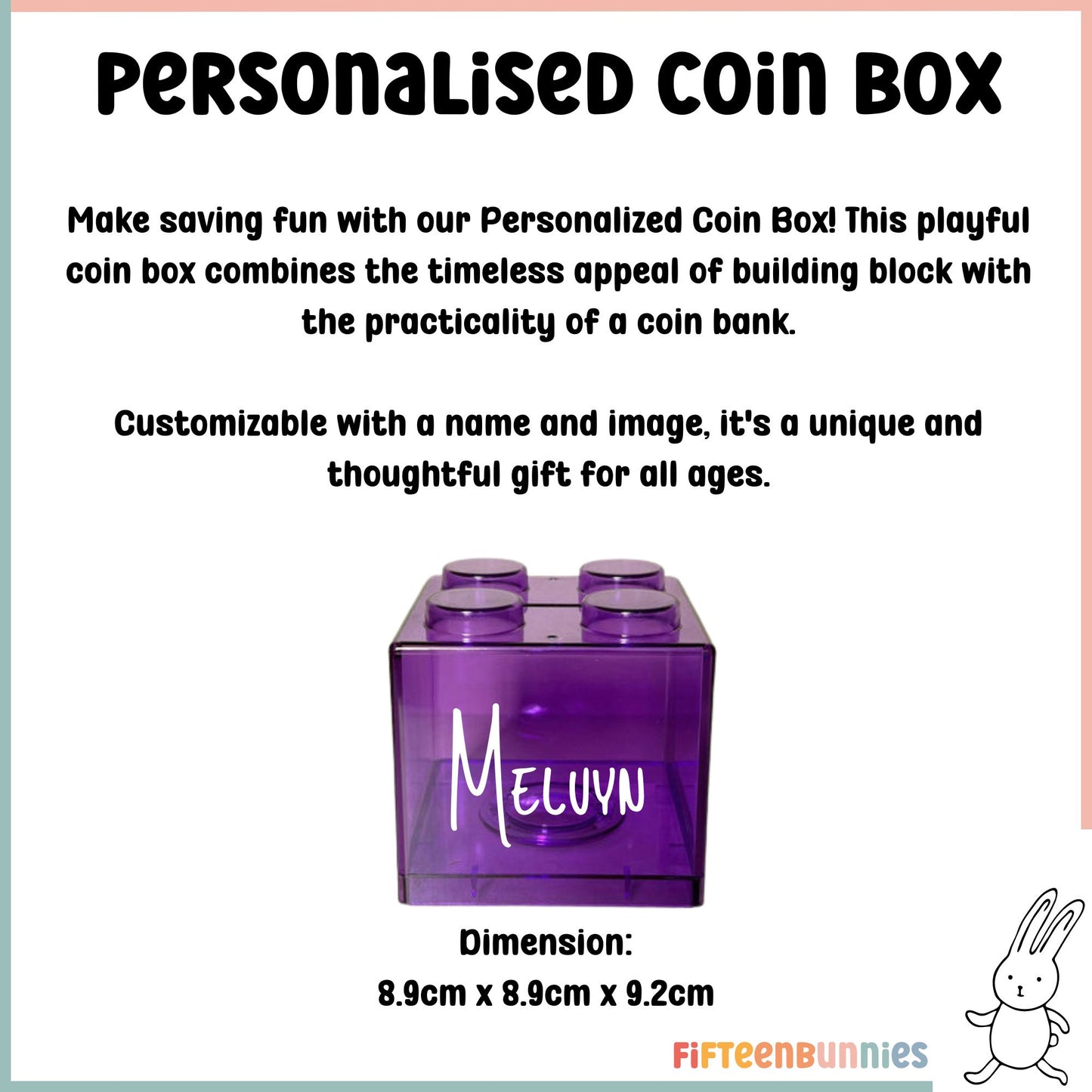 Personalized Saving Coin Box