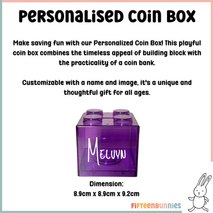 Personalized Saving Coin Box