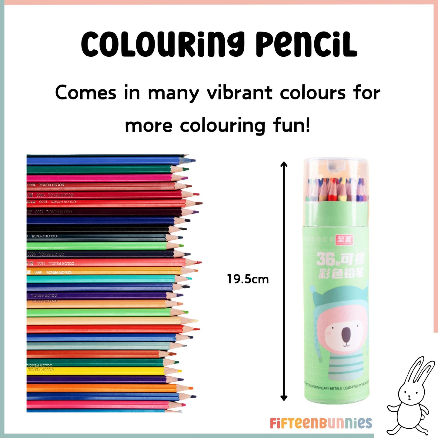 Colour Pencil Tube (12/24/36pcs)