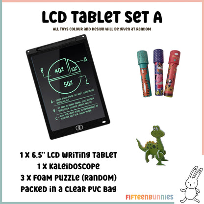 Prepacked 6.5" LCD Kids Goodie Bag