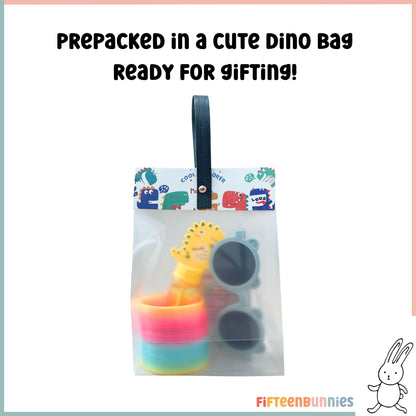 Dinosaur Theme Goodie Bag Set B | Rainbow Slinky Set