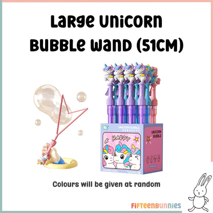 Large Bubble Wand Toy – Dino, Unicorn, Mermaid & More Designs
