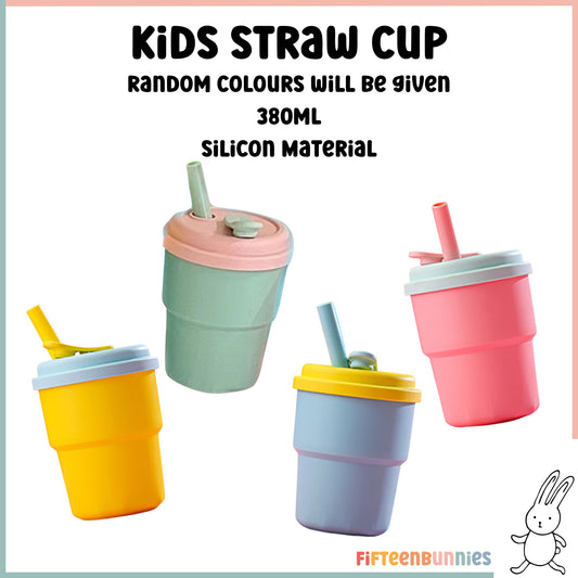 Silicon Straw Cup For Kids